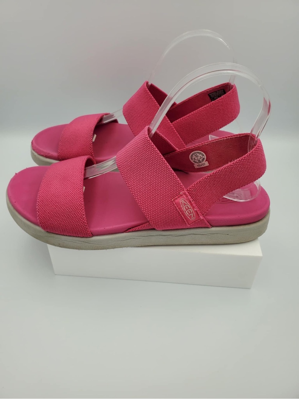 Keen Pink Peacock & Vapor Elle Backstrap Sport Sandals size 8.5 - Picture 7 of 11
